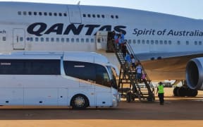 Evacuated Australians arrived at the RAAF base Learmonth on 3 February 2020.