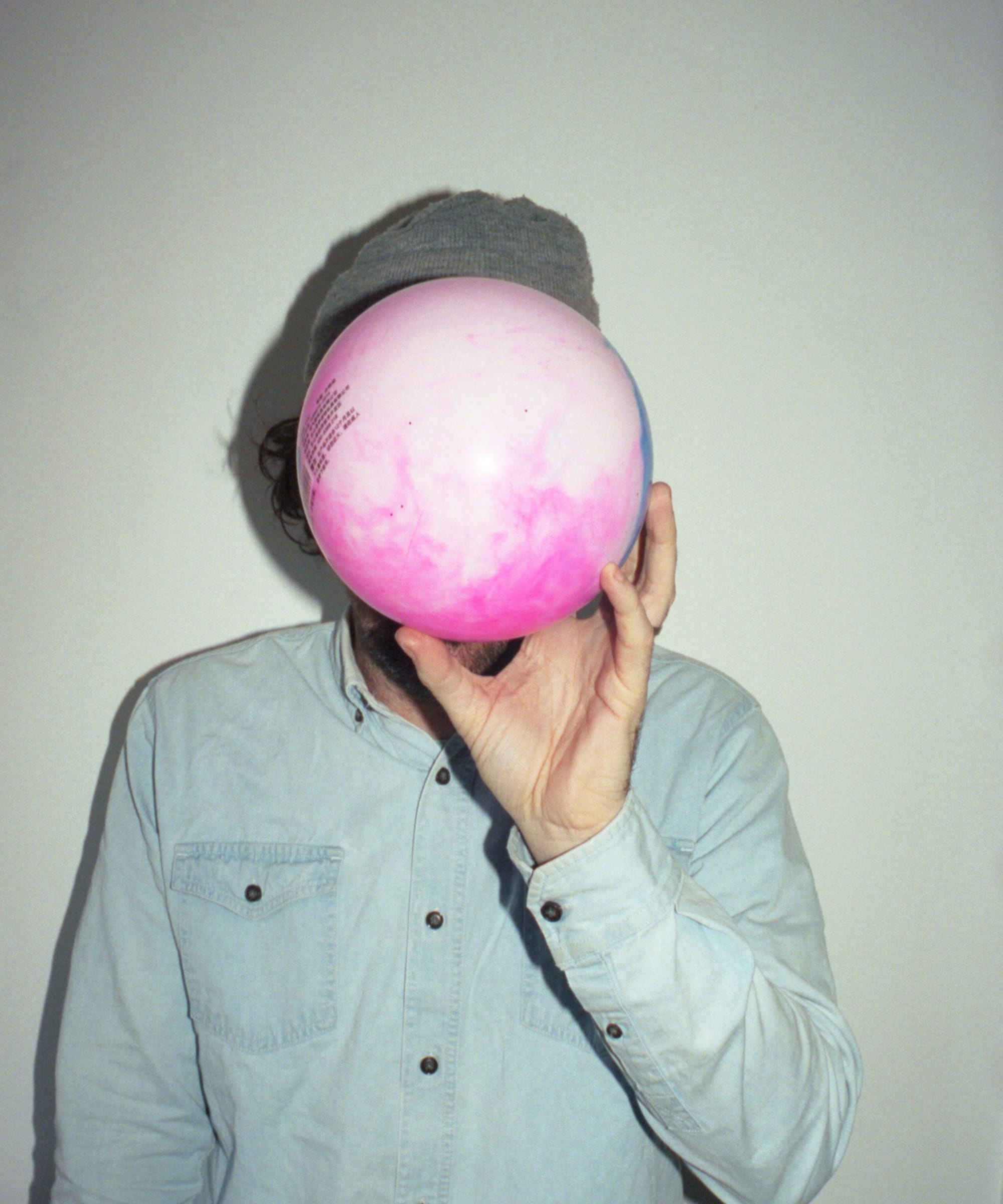 Julien Dyne with Pink Ball