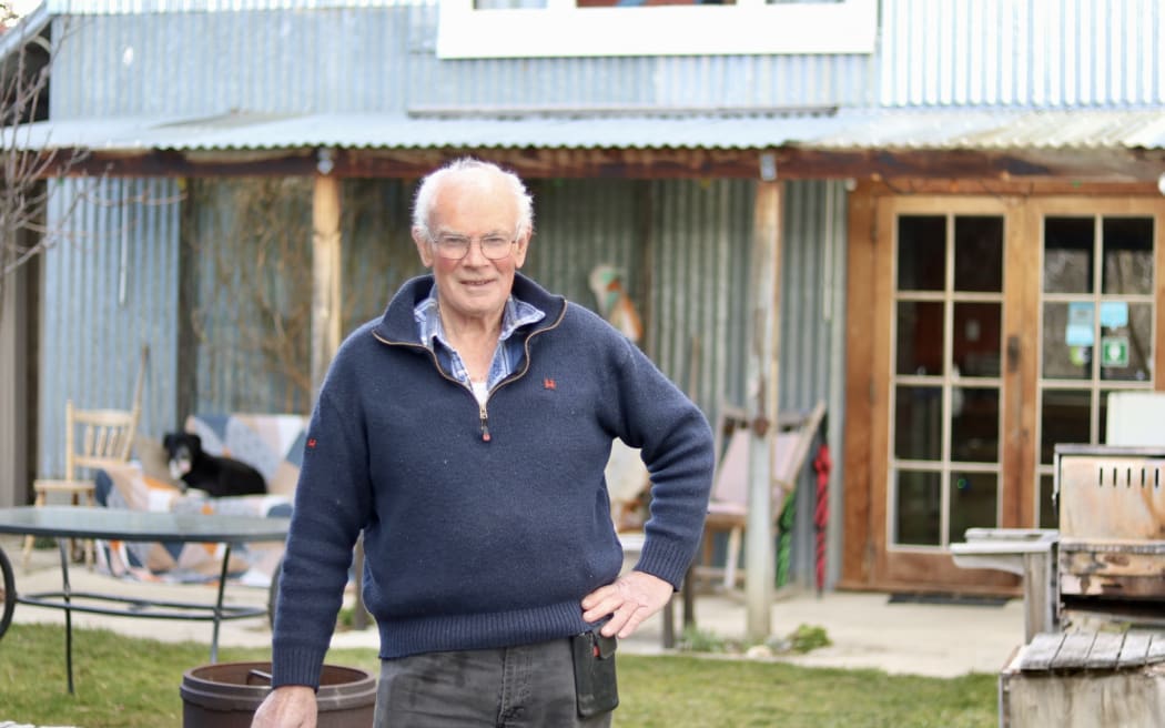 Bill May at Crow’s Nest Accommodation, in September 2025. The business has been his labour of love for the past eight years.