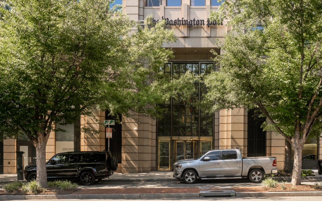 The headquarters of the Washington Post newspaper, in Washington, DC.