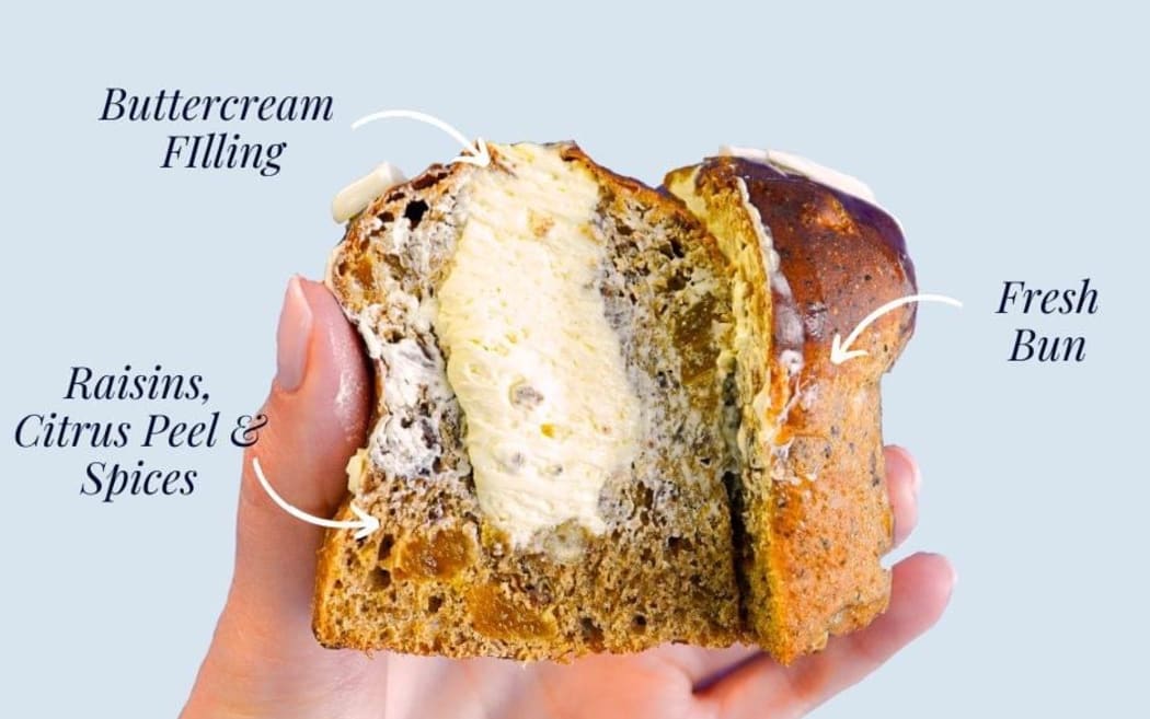 Luna Bakehouse's Hot Cross Bun