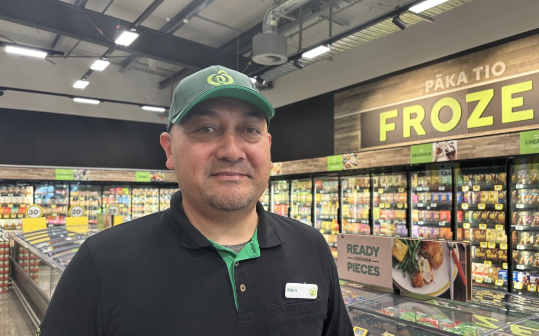Ifalemi Mone recently moved to Nelson from Fiji. He was a teacher for 17 years and is working in a supermarket for the first time in merchandise.