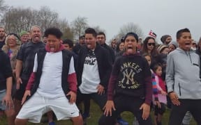 Thousands turned up to the world record attempt in Rotorua.