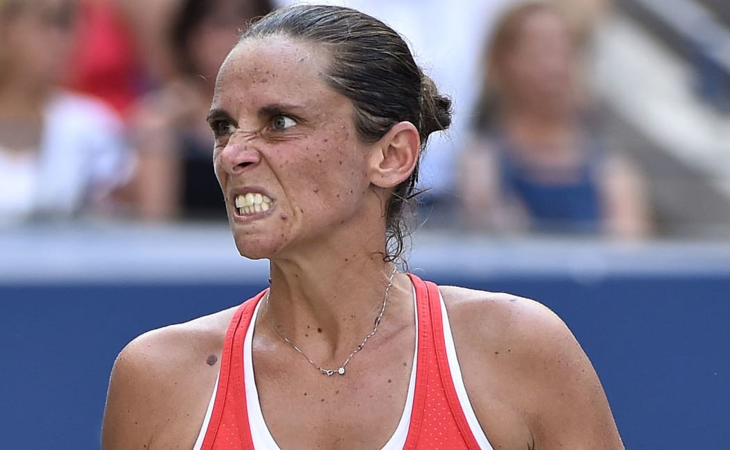 The Italian tennis player Roberta Vinci.