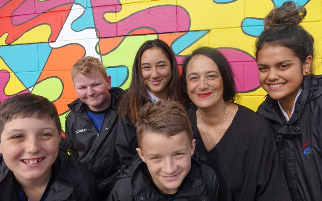 Principal Nicola Ngarewa is known as whaea Nicola to the student or aunty