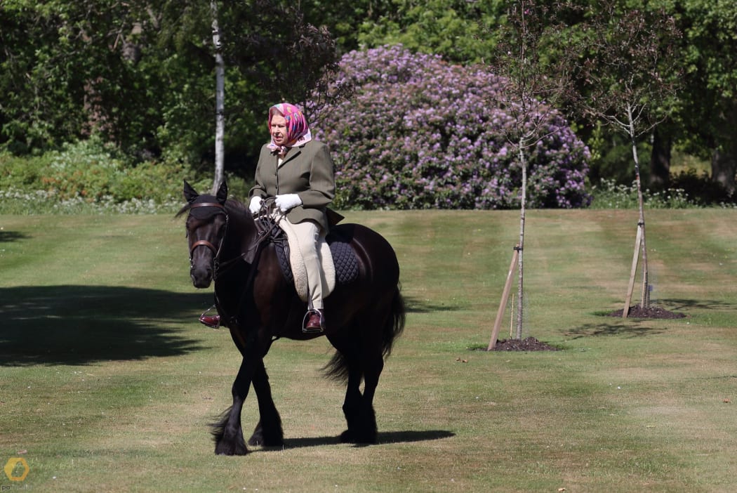 Queen Elizabeth rides pony after UK Covid lockdown