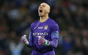 Manchester City keeper Wilfredo Caballero.