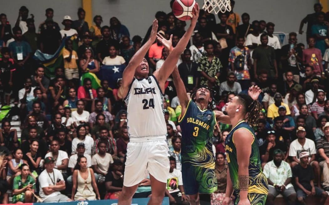 Solomon Islands Men's Basketball Team bows out of the Pacific Games 2023 5X5 Basketball competition, after losing their final group match on a strong 87-53 defeat to Guam on Tuesday 21 November at the Friendship hall.