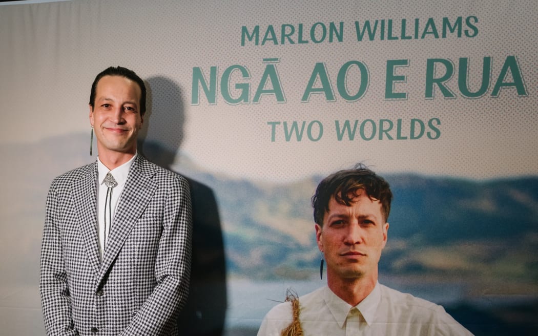 Marlon Williams at the world premiere of his documentary Ngā Ao E Rua – Two Worlds.