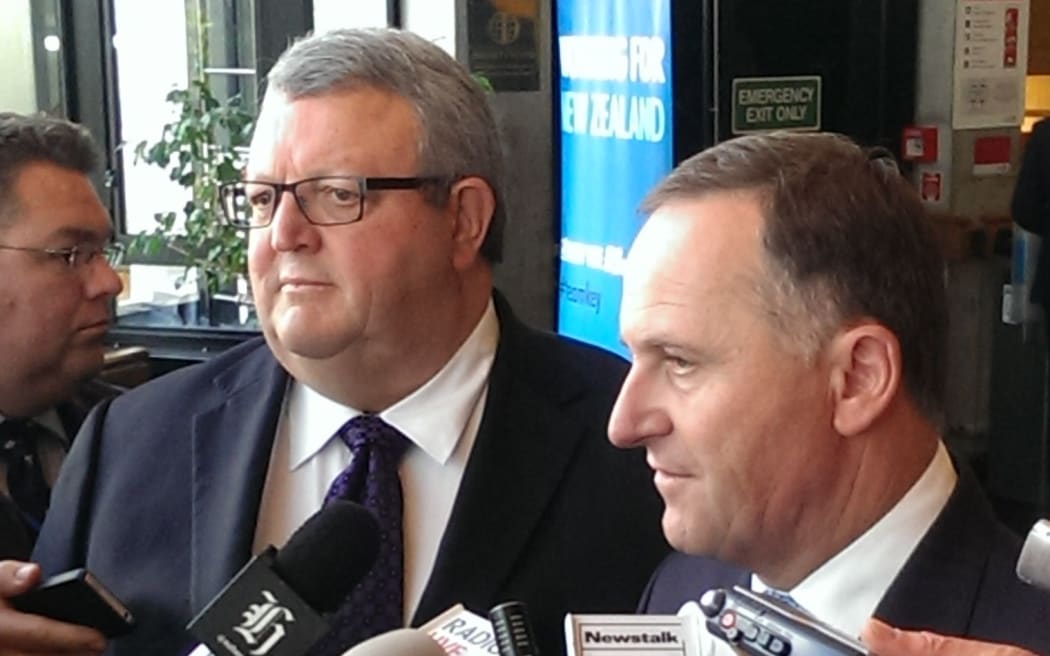 Gerry Brownlee and John Key.