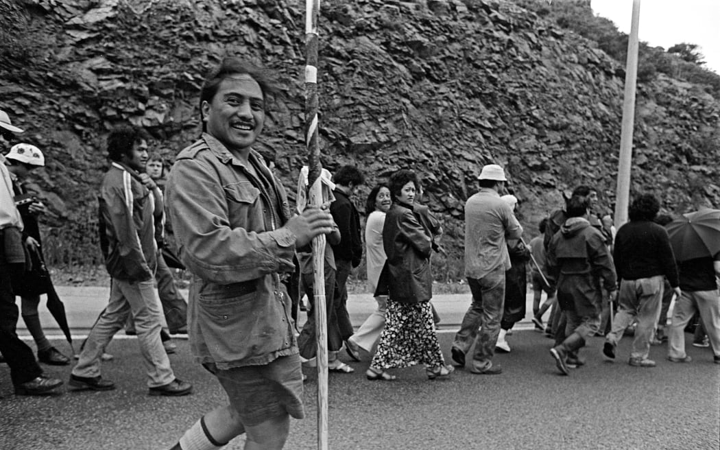 Tame Iti on the 1975 Land March