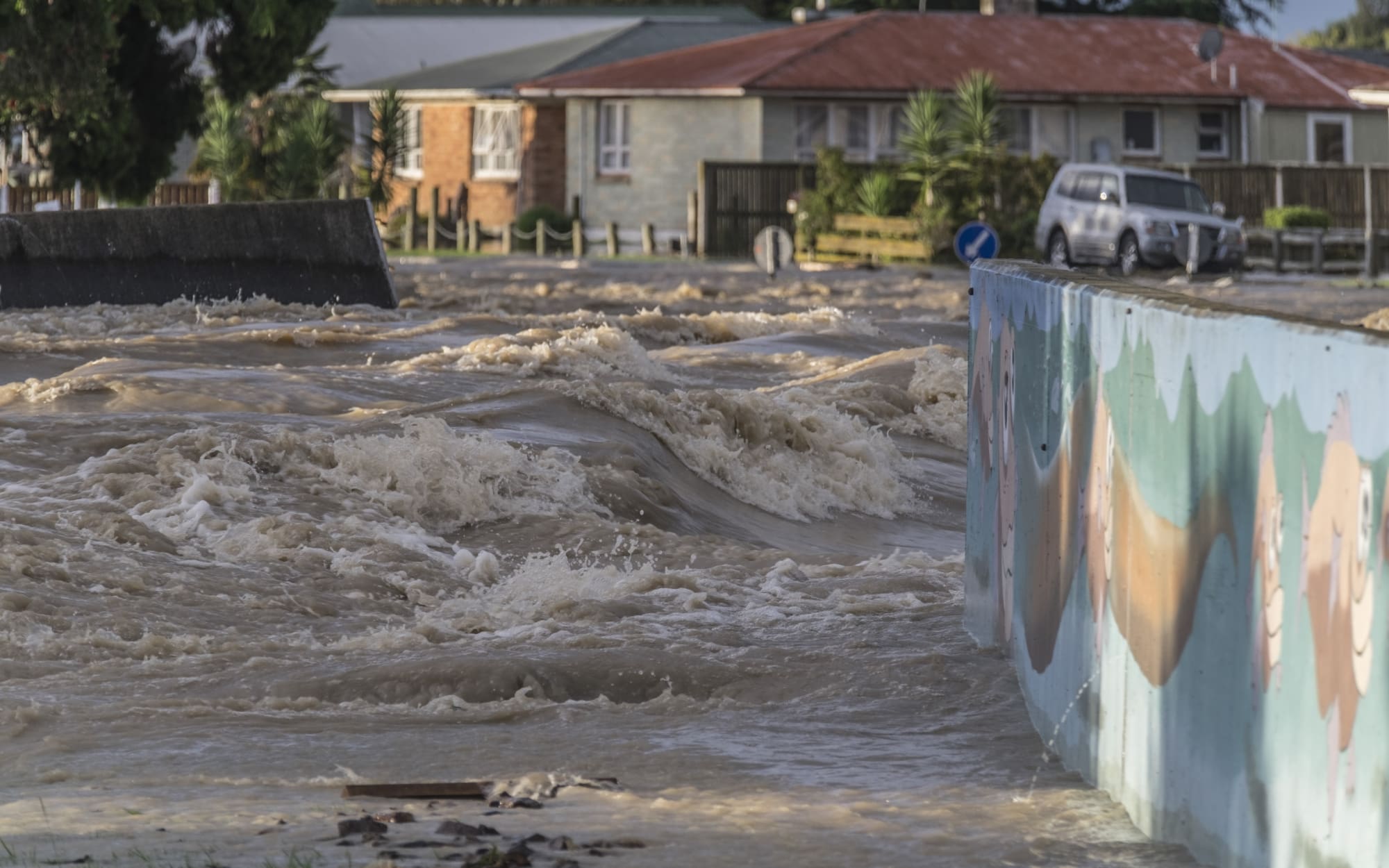Flooding in Edgecumbe