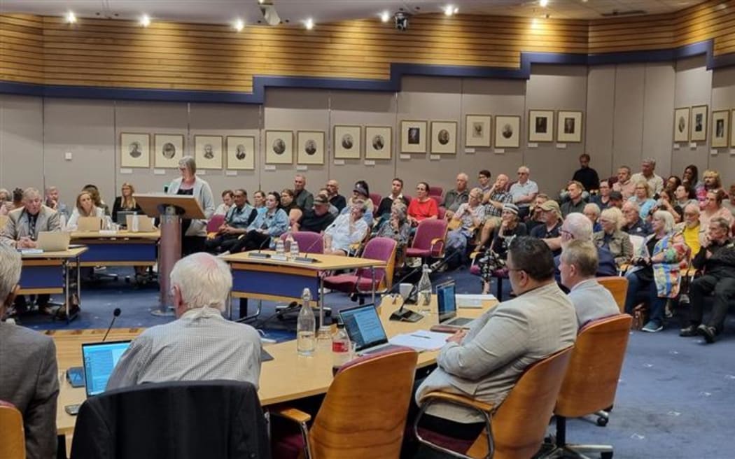 Lawyer Caroline Silk tells a packed council chamber there are only two degrees of separation between them and the homeless.