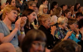 The audience at the RNZ/City Gallery Wellington Aging and Agency panel discussion