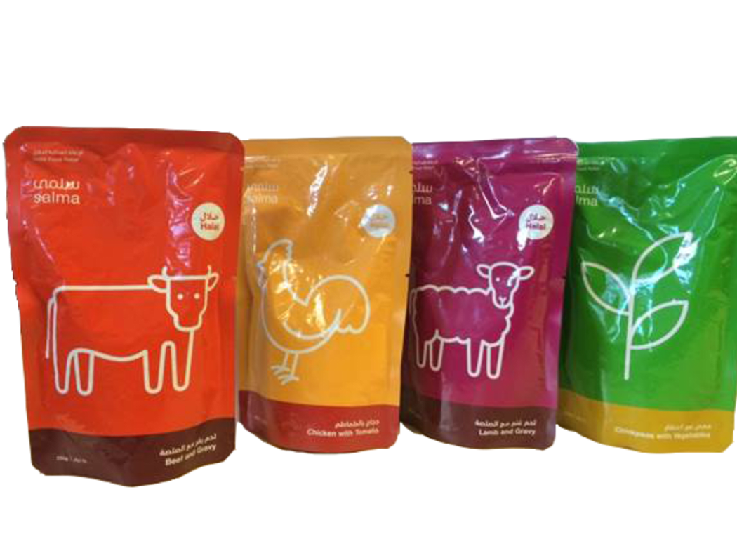 The food pouches.