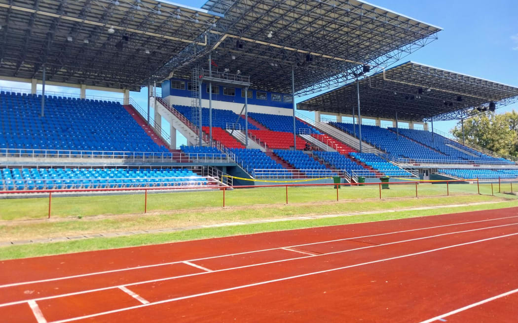 The Grandstand at Apia Park is expected to be full on Friday