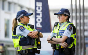 Two Christchurch community beat patrol officers in an image released by NZ Police ahead of the launch of the community beat teams.