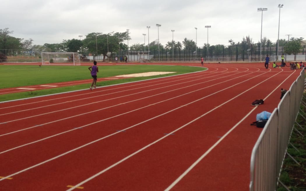 The running track at the Korman Complex.