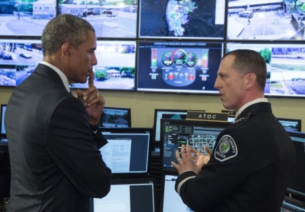 J Scott Thompson with Barack Obama