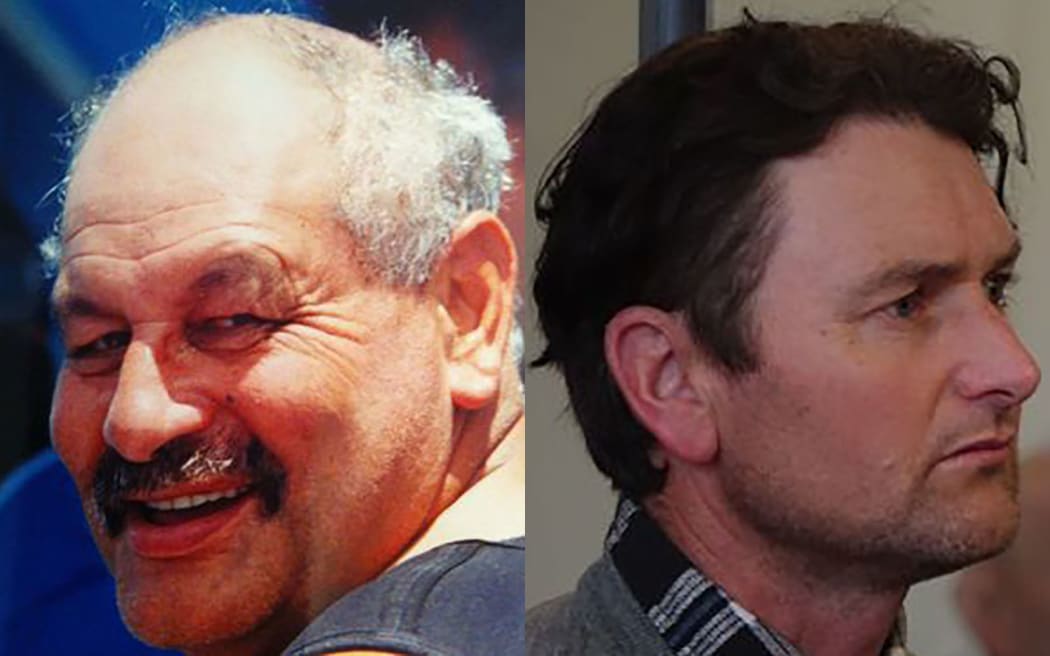 George Taiaroa (left) and Quinton Winders