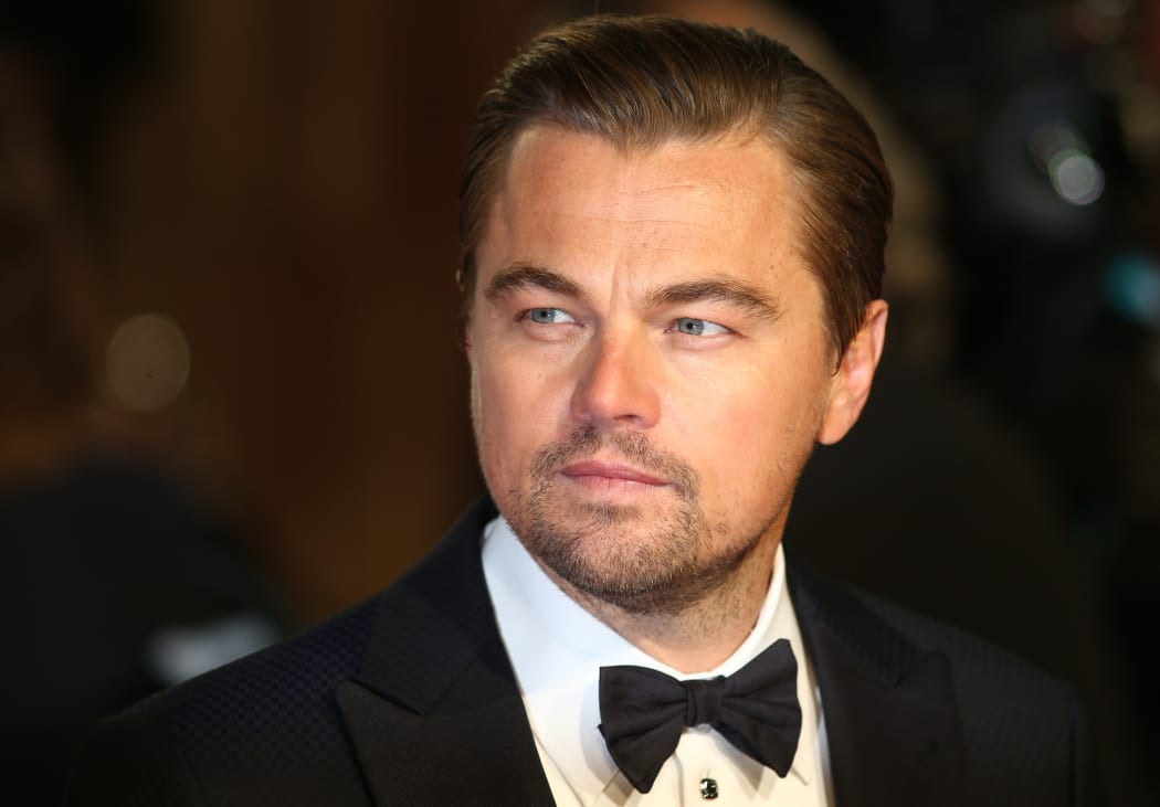 Leonardo DiCaprio poses on arrival for the BAFTA British Academy Film Awards at the Royal Opera House in London on February 14, 2016.