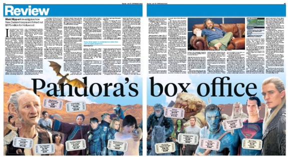 Matt Nippert's 'Inside Wellywood' article in on the ties between government and movie-making.