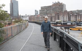 The World Before Your Feet - Matt Green walks in Hudson Yards, Manhattan - Courtesy of Greenwich Entertainment