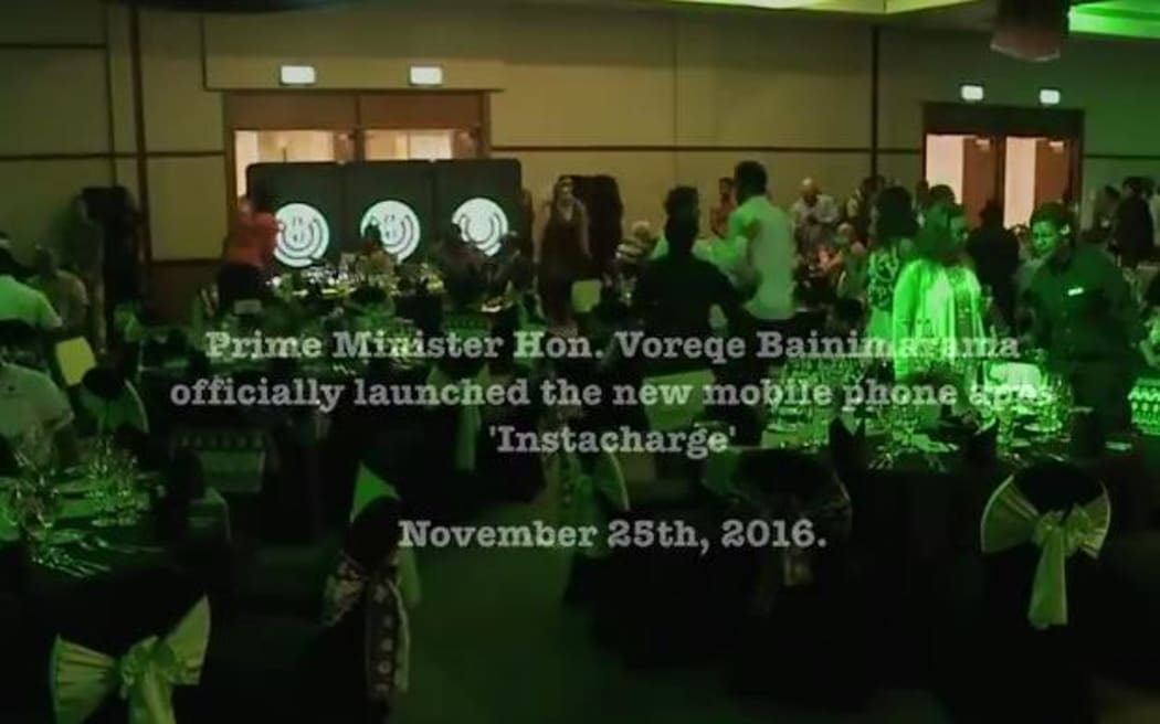 Fiji PM launches Instacharge app in Suva