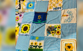 Janno McLaughlin's sunflower quilt