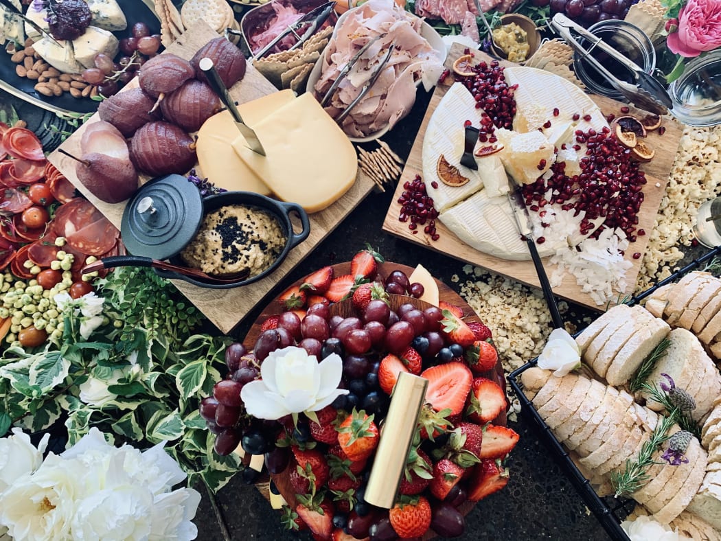 A sample Christmas platter by Wanaka catering company The Platter Share