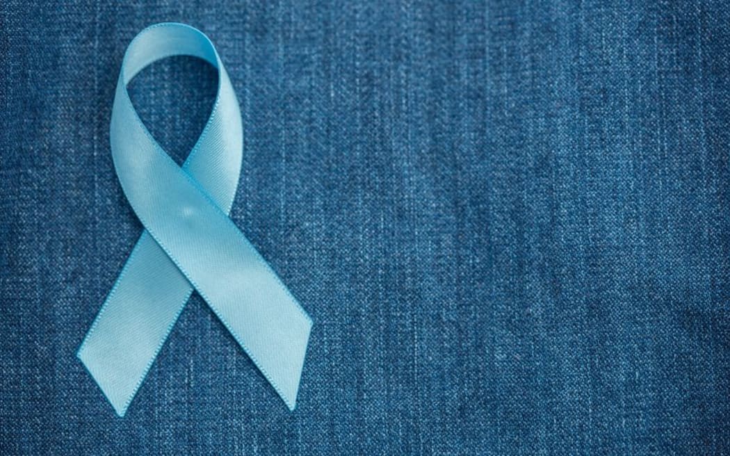A blue ribbon - used to raise awareness about prostate cancer, which affects thousands in New Zealand.