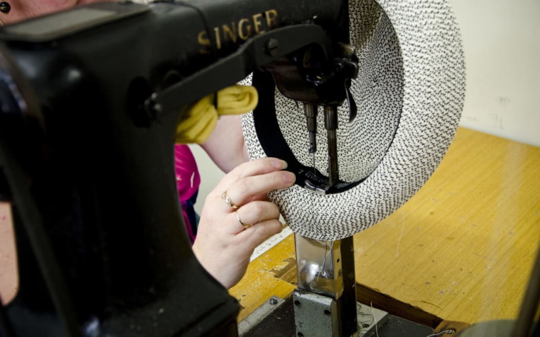 Hat making at Hills Hats