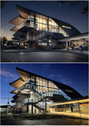 Render vs reality of the Puhinui Interchange