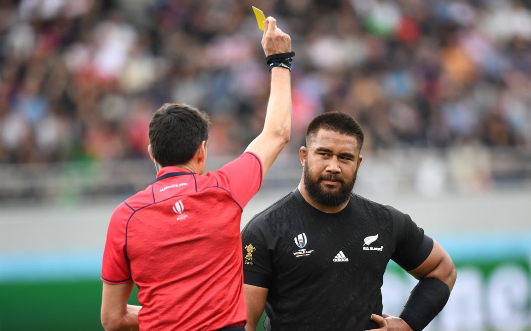 Nepo Laulala is yellow carded.