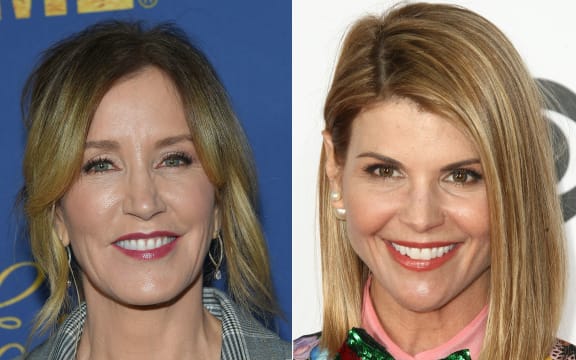 Actresses Felicity Huffman and Lori Loughlin