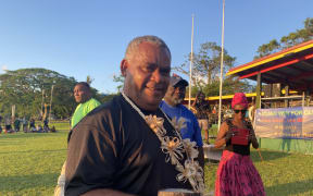 Vanuatu Foreign Minister Jotham Napat at UN ICJ Climate Kava ceremony in Port Vila.