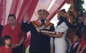 Ralph Torres takes oath as 12th CNMI governor
