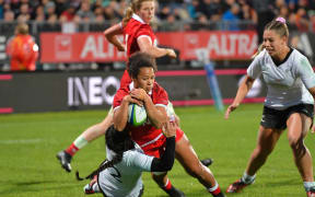 The Black Ferns take on Canada in the Pacific Four Series in Christchurch.