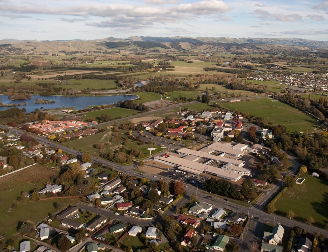 An aerial shot of Masterton.