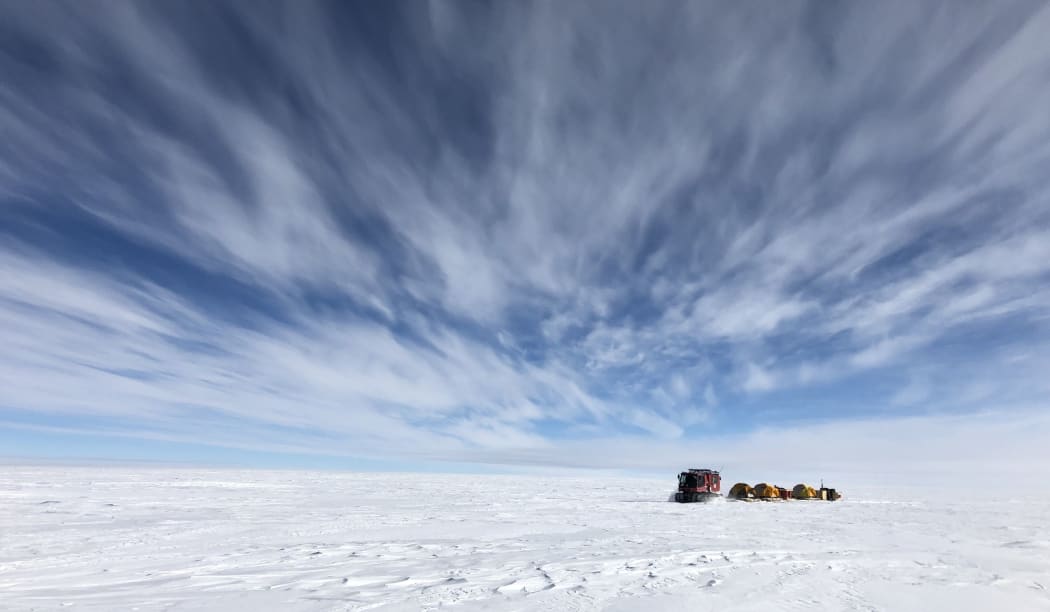 Hidden crevasses are an ever-present danger in Antarctica.