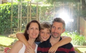 Hutt Valley High School teacher Cameron Conradie is apart from his wife Tanya and son Aidan. who are in South Africa.