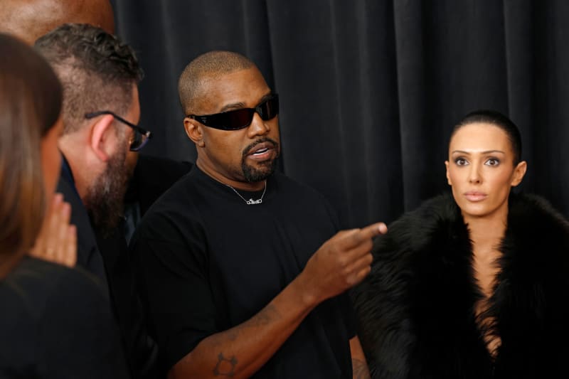Kanye West and Bianca Censori attend the 67th GRAMMY Awards