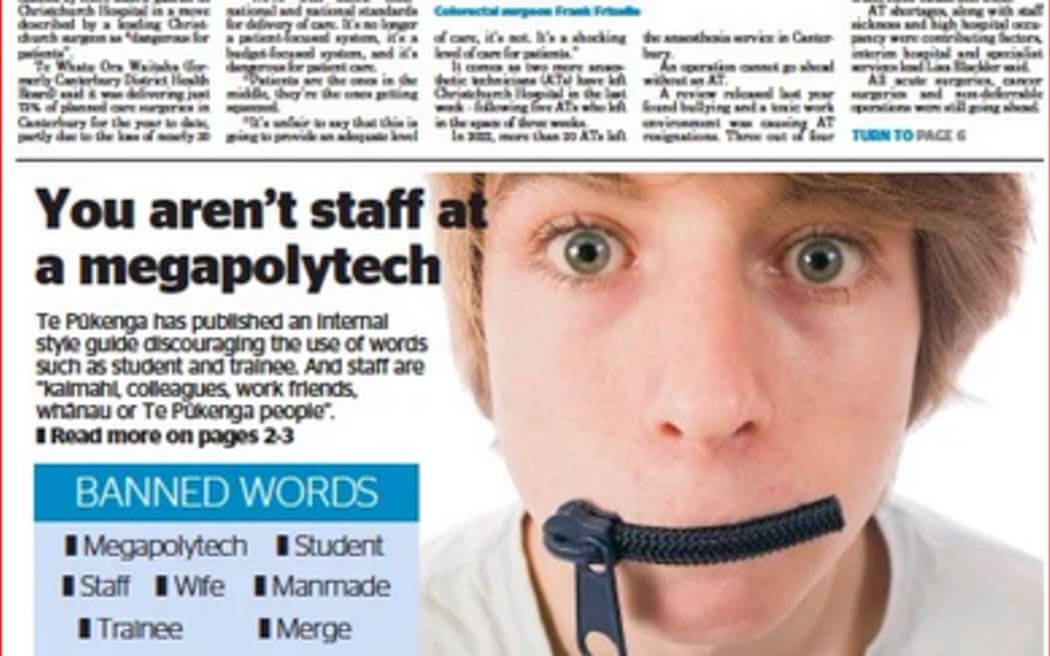 The front page of The Press from March 15, 2023