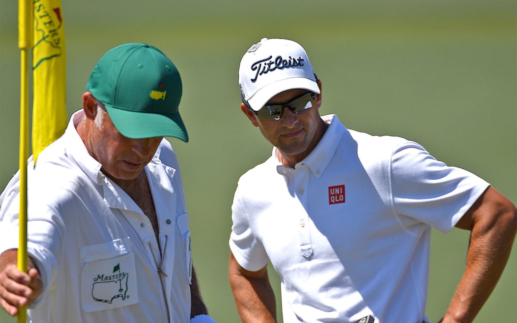 Steve Williams and Adam Scott.