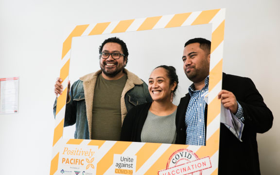 Merivi Tia'i booked in an appointment for the Covid-19 vaccine in Lower Hutt along with her family.