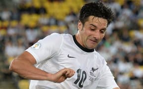 Rory Fallon in action for the All Whites