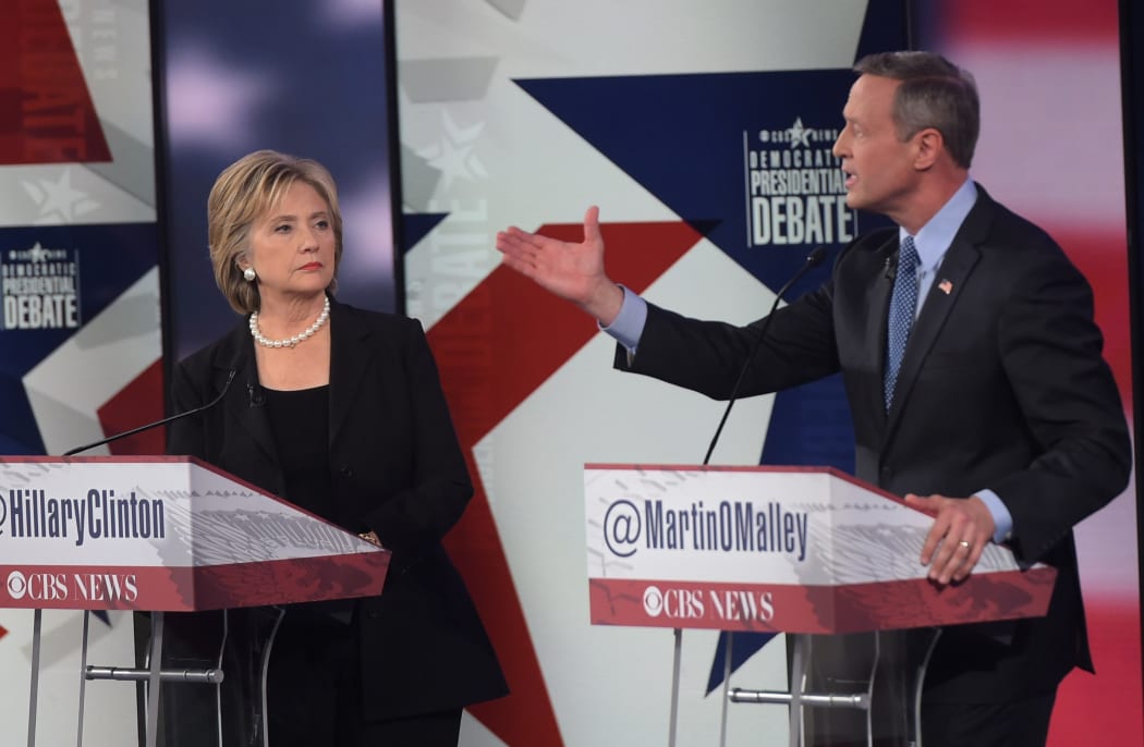 Hillary Clinton and Martin O'Malley