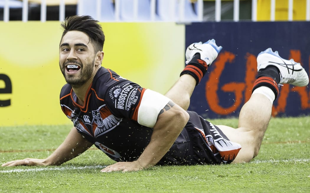 Shaun Johnson scored a try and kicked six conversions against the Knights.