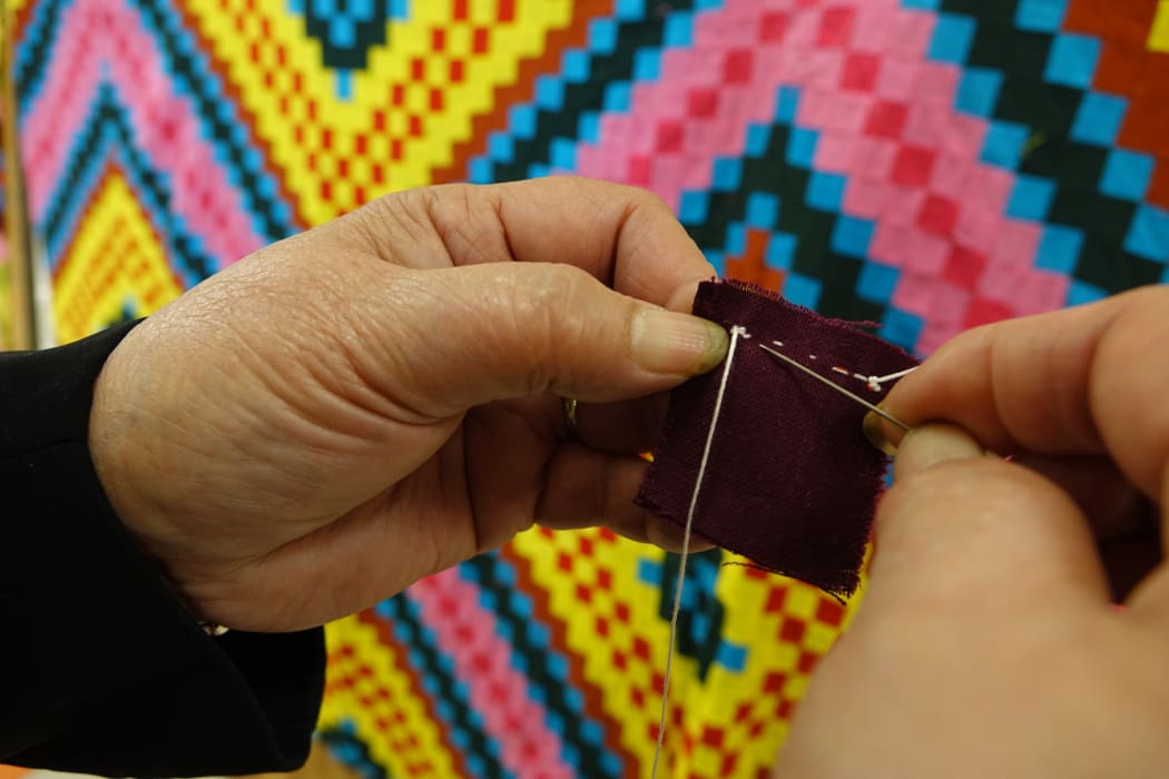 Tivaevae sewing