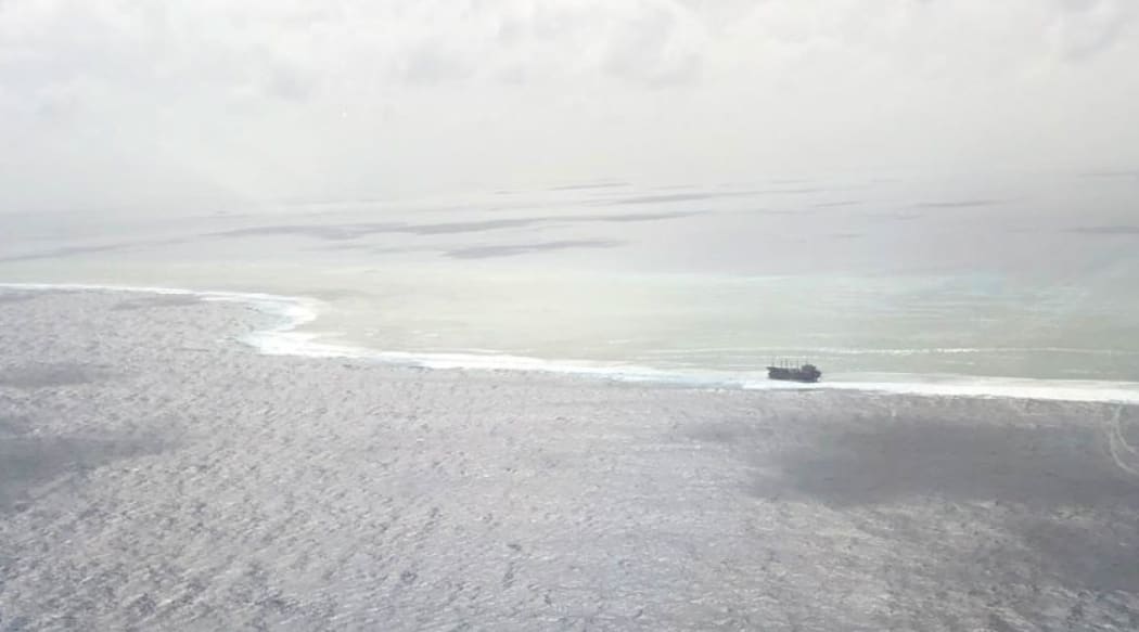 The Ou Ya Leng No. 6 ran aground on Taka Atoll.